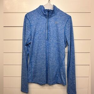 Women’s Nike Dri-FIT Blue Quarter-zip Pullover